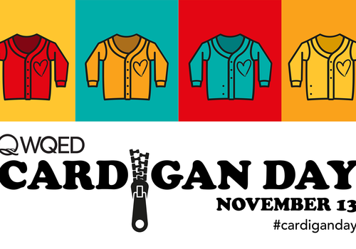 WQED Cardigan Day November 13th