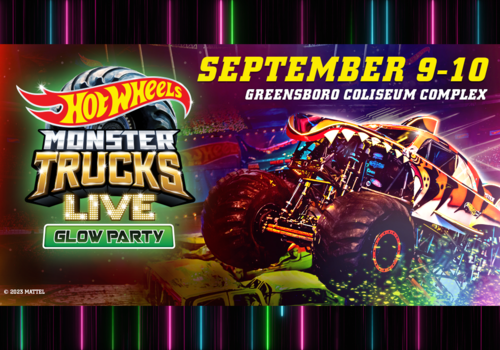 Hot Wheels Monster Trucks Live Glow Party at the Greensboro Coliseum