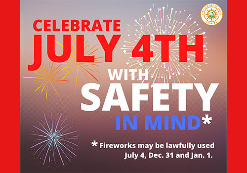 City of PSL 2020 July 4th Fireworks PSA