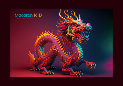 Chinese New Year Dragon, majestic and colorful dragon
