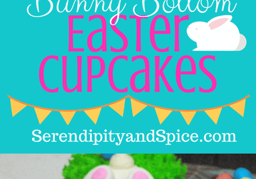 Bunny Bottom Easter Cupcakes