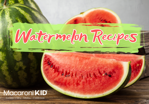 Watermelon Recipes, whole and cut watermelons