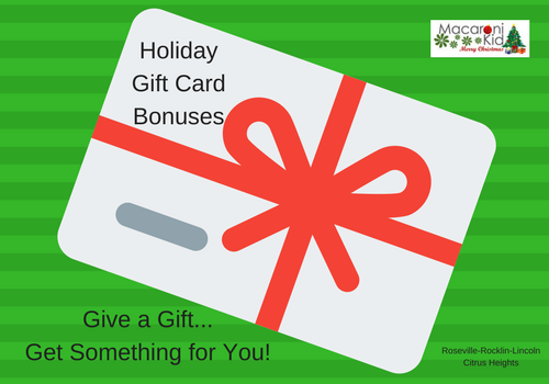Holiday gift card bonuses
