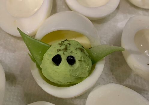 Baby Yoda Deviled Eggs Macaroni Kid EATS!