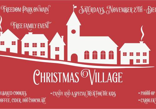 Christmas Village From First Baptist Van Buren