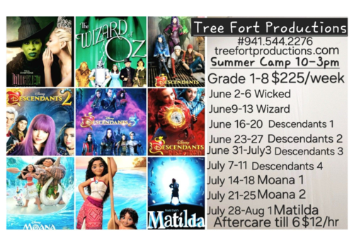 Performing Arts Summer Camp - Fun Weekly Themes: Wicked, Wizard of Oz, Moana, & more!