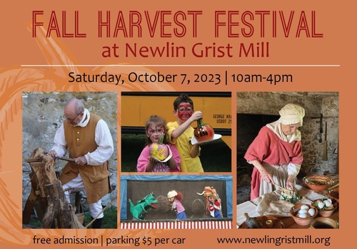 Fall Harvest Festival at Newlin Grist Mill