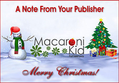 Christmas Note from your publisher