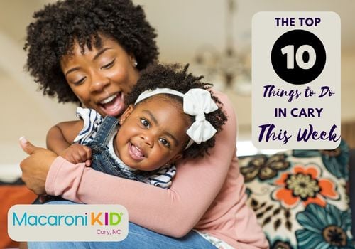 Things to do with kids Cary NC Apex NC