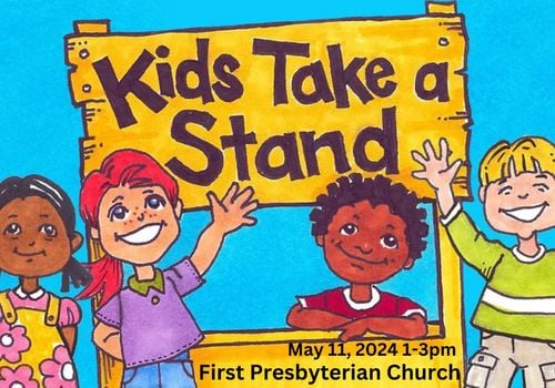 Fundraiser Kids Take A Stand First Presbyterian Church