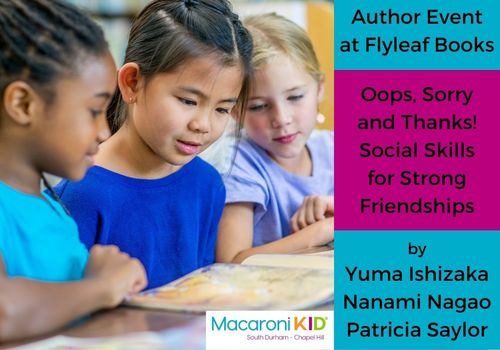 Yuma Ishizaka, Nanami Nagao, and Patricia Saylor Author Event at Flyleaf Books Chapel Hill NC