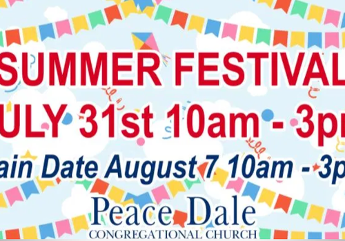 peace dale congregational church summer festival