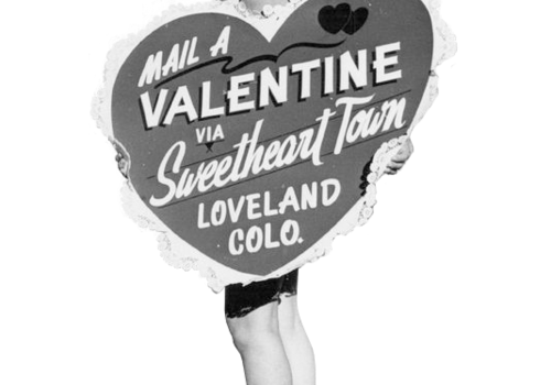 Cutout Valentine Sweetheart town