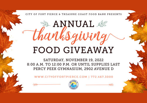 2022 Annual Thanksgiving Meal Distribution Flyer