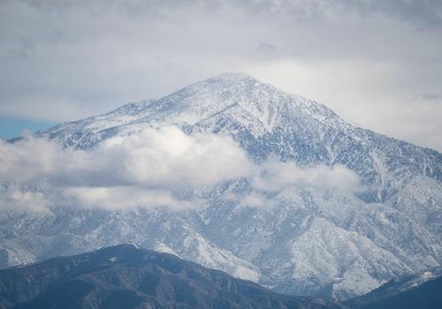 California Snow Capped Mountain