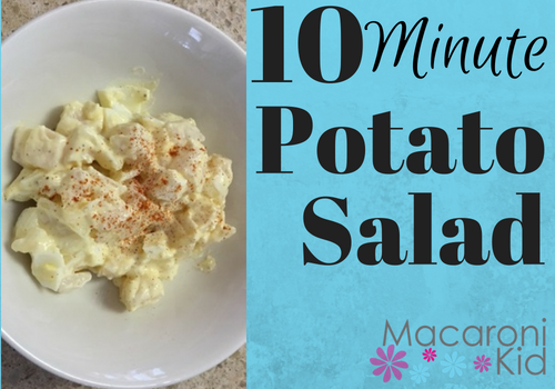 10 minute potato salad