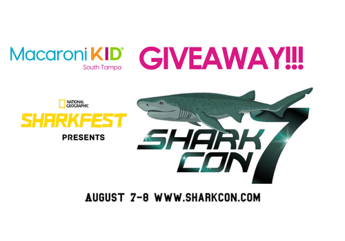 Macaroni Kid South Tampa is giving away tickets to SharkCon 7 at The Florida State Fairgrounds