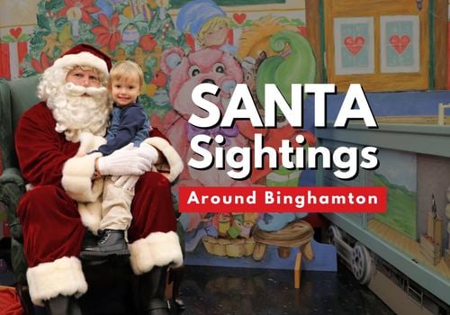 Santa Sightings around Binghamton NY Broome County Christmas Events