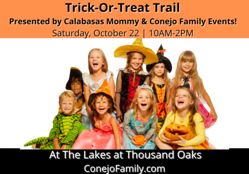 Trick-Or-Treat Trail at The Lakes at Thousand Oaks on Saturday, Oct. 22 from 10 am - 2pm