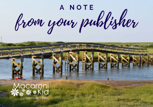 A Note from your Publisher