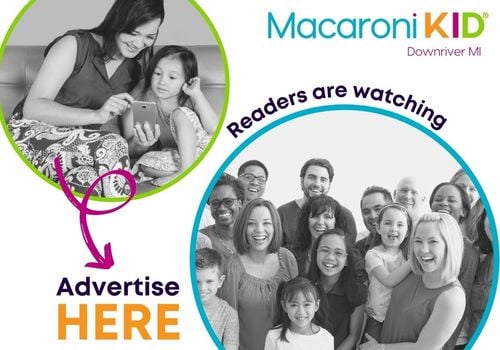 Advertising macaroni kid downriver