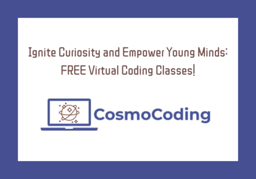 CosmoCoding Ignite Curiosity and Empower Young Minds: Free virtual Coding Classes!