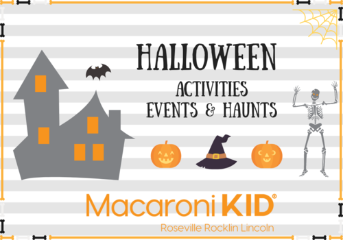 Halloween activities Roseville Rocklin Lincoln CA and surrounding areas
