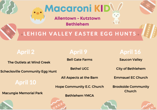 2022 Egg Hunts, Lehigh Valley, Easter