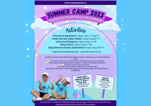 Summer Camps with Luna PLAY Kids in Chestermere