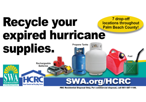 Recycle Your Expired Hurricane Supplies