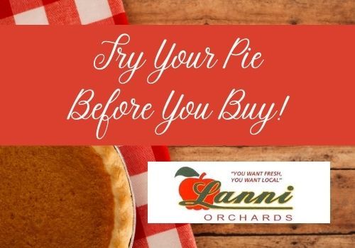 Try your pie before you buy!