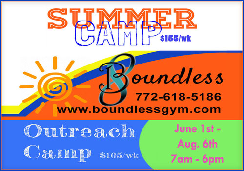 Boundless Gymnastics 2021 Summer Camp