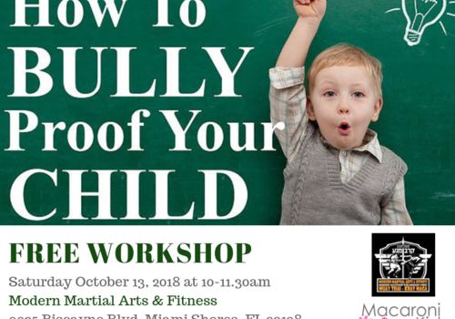 Bullying Prevention Workshop Kids Family Event