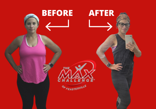 Before and After Photos from my MAX Challenge