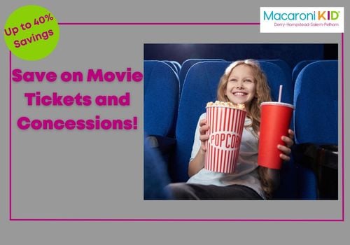 Save up to 40% on movie tickets and concessions