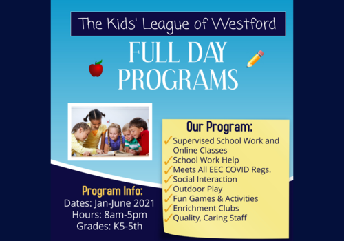 Kids League of Westford Full Day Remote Programs