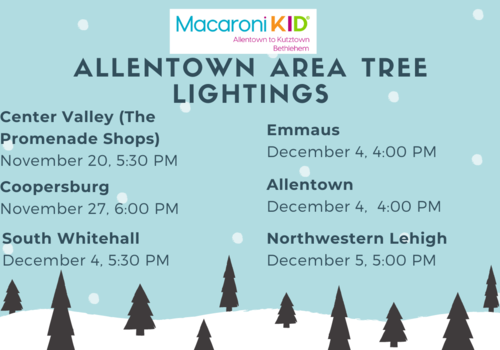 Allentown Lehigh Valley Christmas Tree Lightings