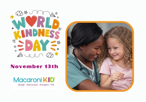 World Kindness Day, November 13th, Nurse and child
