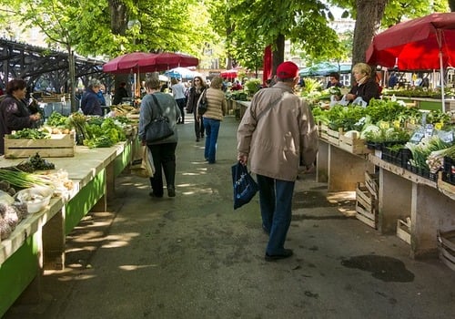 Market, Vegetable market, Farmers local market image.
