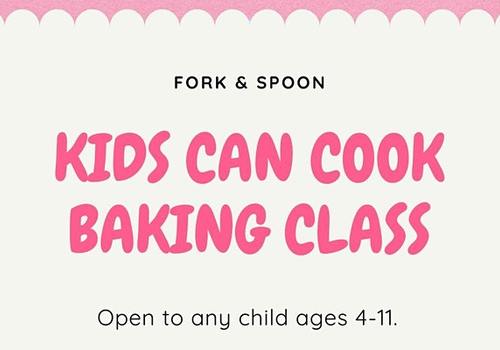 Kids Can Cook Baking Class from Haven's Place