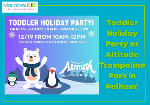 Toddler Holiday Party Altitude Trampoline Park Pelham