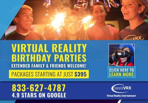 oasisVRX Birithday Parties Holmdel NJ Bell Work Virtual Reality
