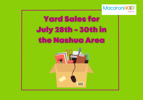 Nashua Yard Sales July 28th - 30th