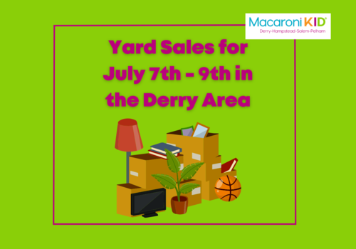 Yard Sales in Derry July 7th - 9th