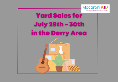 Derry Yard Sales July 28th - 30th