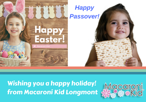 Easter in Longmont, Passover Longmont