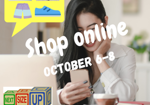 Shop Online October 6 through 9 Next Size up Kids Consign Sale Online  Pick up milford mass