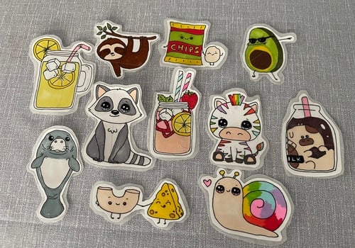 DIY Stickers - With Items You Already Have Around the House!