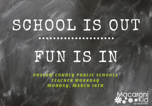 onslow county teacher workday on monday march 16th
