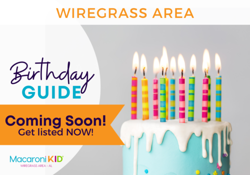 Wiregrass Area Birthday Guide